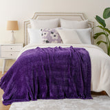 Boho Chenille Knit Throw Blanket for Cozy Home Decor