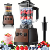 Professional Smoothie Blender with Powerful Motor and Dual Containers