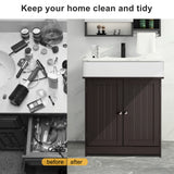 Traditional Under Sink Storage Vanity Cabinet for Organized Bathrooms