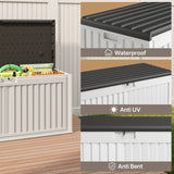 Heavy-Duty Outdoor Storage Box for Cushions and Tools