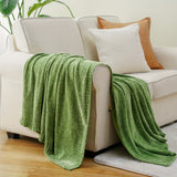 Boho Chenille Knit Throw Blanket for Cozy Home Decor
