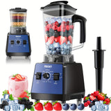 Professional Smoothie Blender with Powerful Motor and Dual Containers