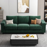 Modern 3 Seater Sofa Couch with Detachable Cover for Living Room