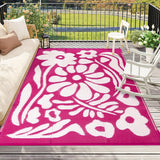 Reversible Outdoor Rug for Camping Beach Garden and Picnics