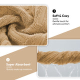 Premium Cotton Bath Towel Set for Ultimate Comfort and Absorbency