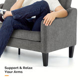 Bonnlo Comfy Chenille Sofa for Modern Living Room Spaces