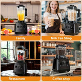 Professional Smoothie Blender with Powerful Motor and Dual Containers