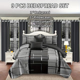Elegant 9 Piece Bedding Set for Stylish Bedroom Makeover