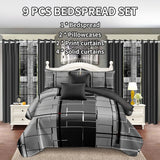 Elegant 9 Piece Bedding Set for Stylish Bedroom Makeover