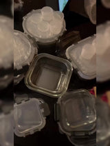 Airtight Glass Food Storage Container Set with Flip Top Lids