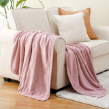 Boho Chenille Knit Throw Blanket for Cozy Home Decor