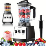 Professional Smoothie Blender with Powerful Motor and Dual Containers
