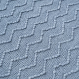 Cozy Boho Textured Throw Blanket with Tassels for Living Room