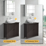 Traditional Under Sink Storage Vanity Cabinet for Organized Bathrooms