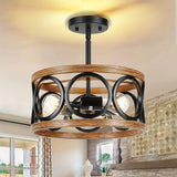 Farmhouse Semi Flush Mount Ceiling Light Fixture Hallway