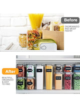 Airtight Grain Storage Containers for Kitchen Organization