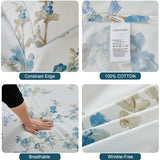 100% Egyptian Cotton 600TC Floral Duvet Cover Set