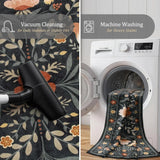 Washable Boho Style Rug Non Slip for Living Room Dining