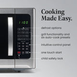 Smart Sensor Microwave Oven With Led Display And One Touch