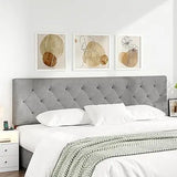 Modern upholstered adjustable queen headboard for elegant bedrooms