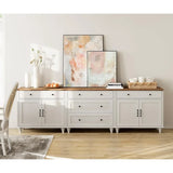 Dining room furniture rustic wood buffet cabinet