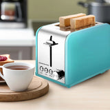 Stainless Steel Toaster With Extra Wide Slot And 6 Settings