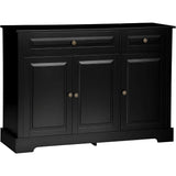 Modern sideboard buffet cabinet with drawers and adjustable shelves