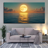 Mirrors and Frames/Stunning Ocean Sunsets Canvas Print with Solid Wood Frame
