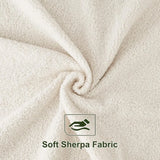 Modern Sherpa Upholstered Bed Frame with Adjustable Headboard