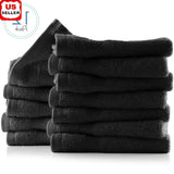 Luxury Cotton Bath Towels Set 12 Ultra Soft Quick Dry