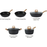 Nonstick Pots And Pans Set 16 Piece Cookware Collection