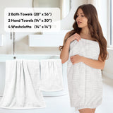 Premium Cotton Bath Towel Set for Ultimate Comfort and Absorbency