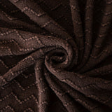 Cozy Boho Textured Throw Blanket with Tassels for Living Room