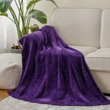 Boho Chenille Knit Throw Blanket for Cozy Home Decor