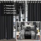 Elegant 9 Piece Bedding Set for Stylish Bedroom Makeover