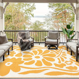 Reversible Outdoor Rug for Camping Beach Garden and Picnics