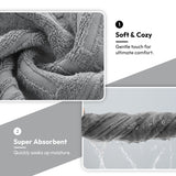 Premium Cotton Bath Towel Set for Ultimate Comfort and Absorbency