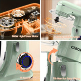 3 In 1 Electric Stand Mixer With 10 Speed Settings