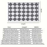 Outdoor Non Slip Area Rug for Camping and Patio Use