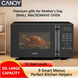 Candy Compact Countertop Microwave with 9 Cooking Presets
