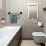 Matte Black Bathroom Hardware Set Stainless Steel Accessories Kit