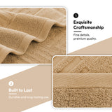 Premium Cotton Bath Towel Set for Ultimate Comfort and Absorbency