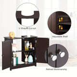 Traditional Under Sink Storage Vanity Cabinet for Organized Bathrooms
