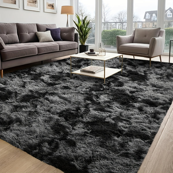 Luxurious Shaggy Plush Carpet Rug for Elegant Home Decor