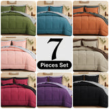 Luxurious Reversible Bedding Set Microfiber Bed in a Bag