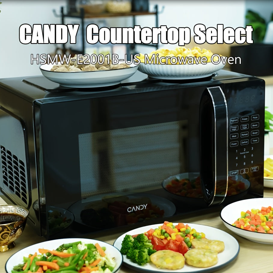 Candy Compact Microwave with 360 Degree Rotation and Rapid Heating