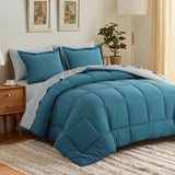 Luxurious Reversible Bedding Set Microfiber Bed in a Bag
