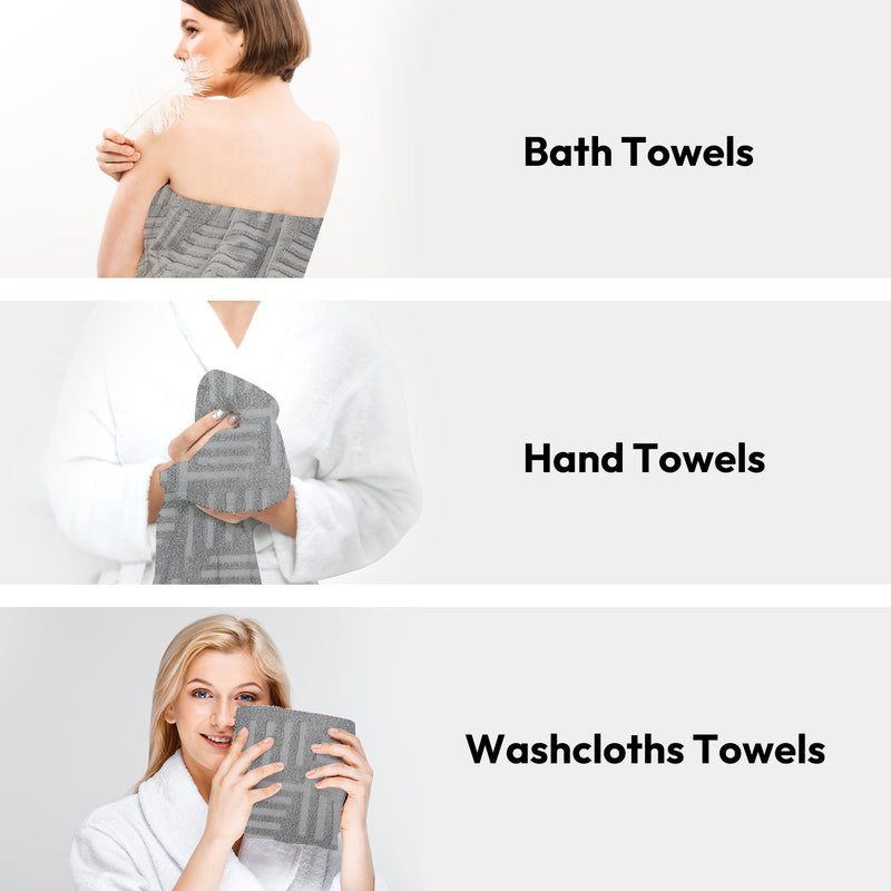 Premium Cotton Bath Towel Set for Ultimate Comfort and Absorbency