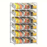Metal Can Organizer Rack for Pantry Space Saving Kitchen Storage