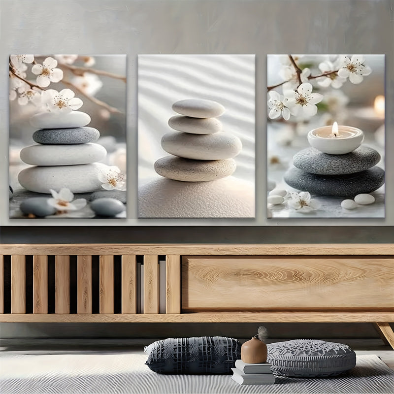 Mirrors and Frames/Modern Zen Canvas Wall Art for Stylish Home Decor